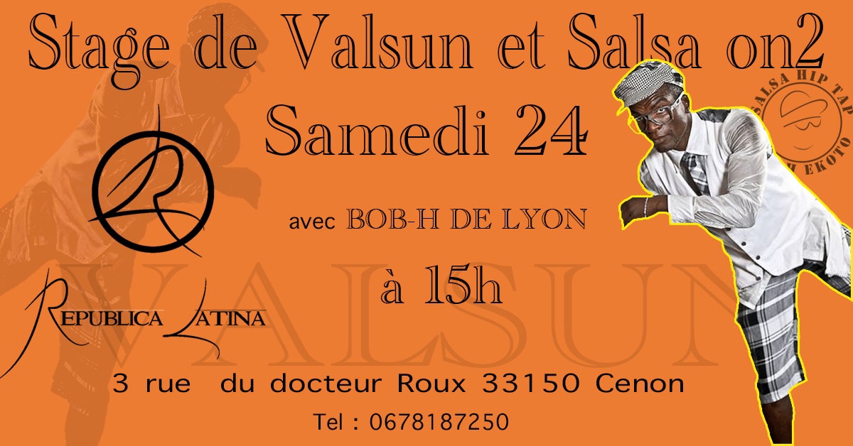 Stage d’initiation à la Valsun et salsa on2 inter