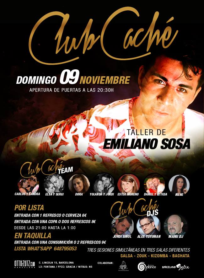 LISTA Elsa y Sergi - CLUB CACHE Kizomba-Salsa-Bachata