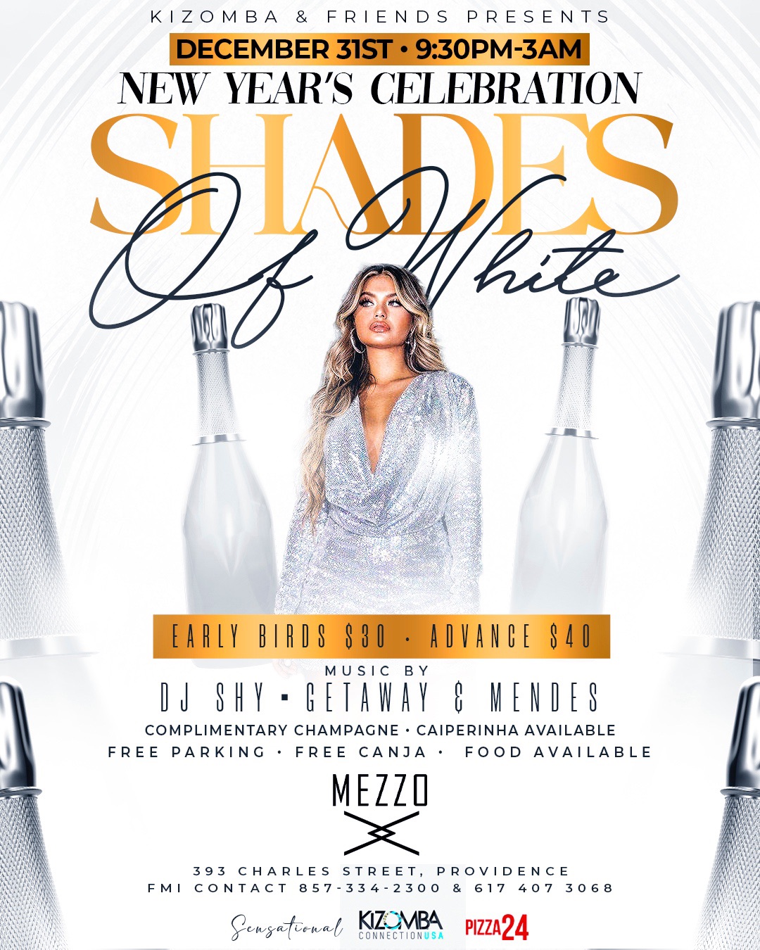 New Year’s Eve Celebration: Shades of White