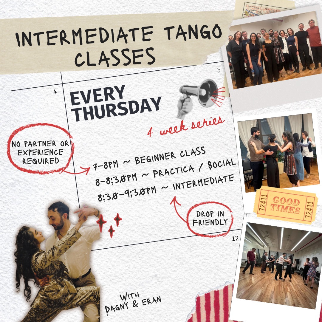 Intermediate Tango Classes- Let’s Level Up Your Tango!