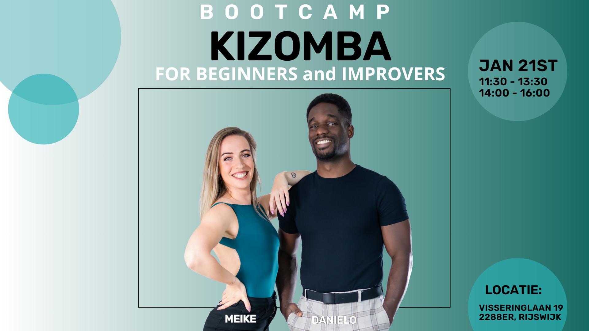 Kizomba Bootcamp for Beginners & Improvers