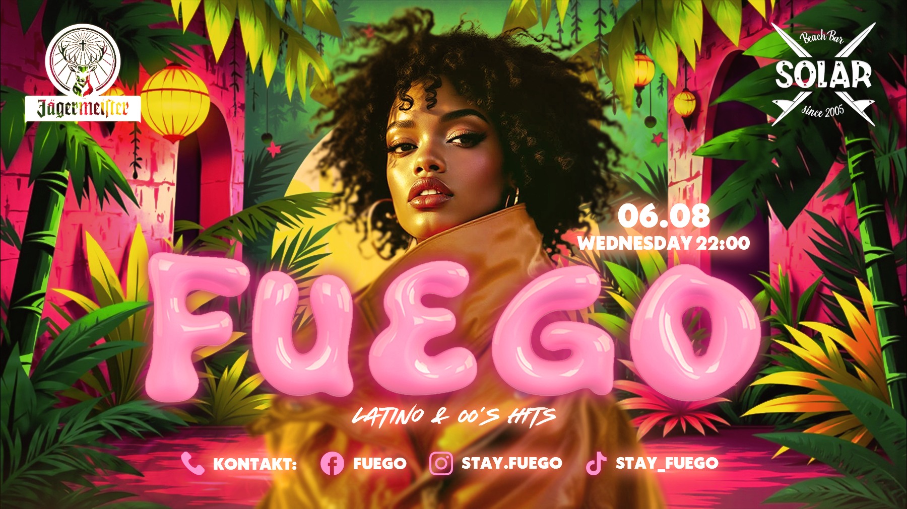 FUEGO 06.08 SOLAR LATINO & 00'S HITS DJ ŻAKU x PAWLOHEAD