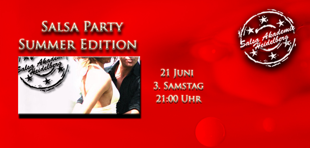 Summer Edition Salsa Party jeden 3. Samstag