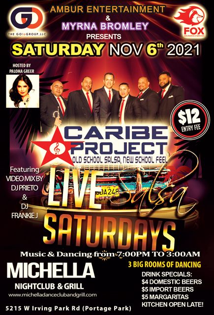 Live Band Salsa Saturday Ft. Caribe Project