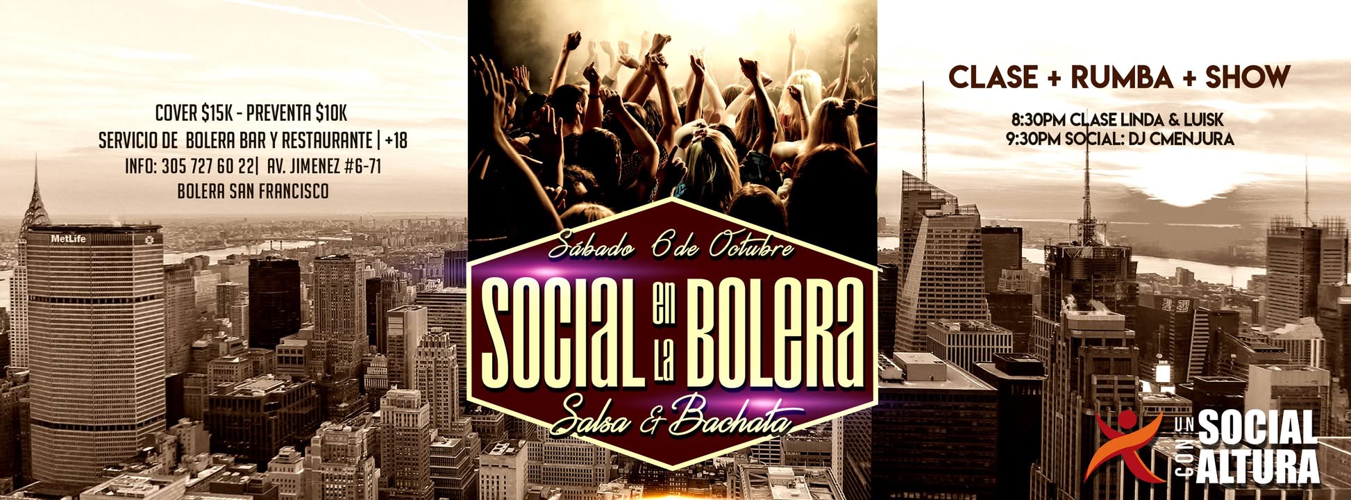 Social en la Bolera Vol. 1 (Salsa y Bachata)
