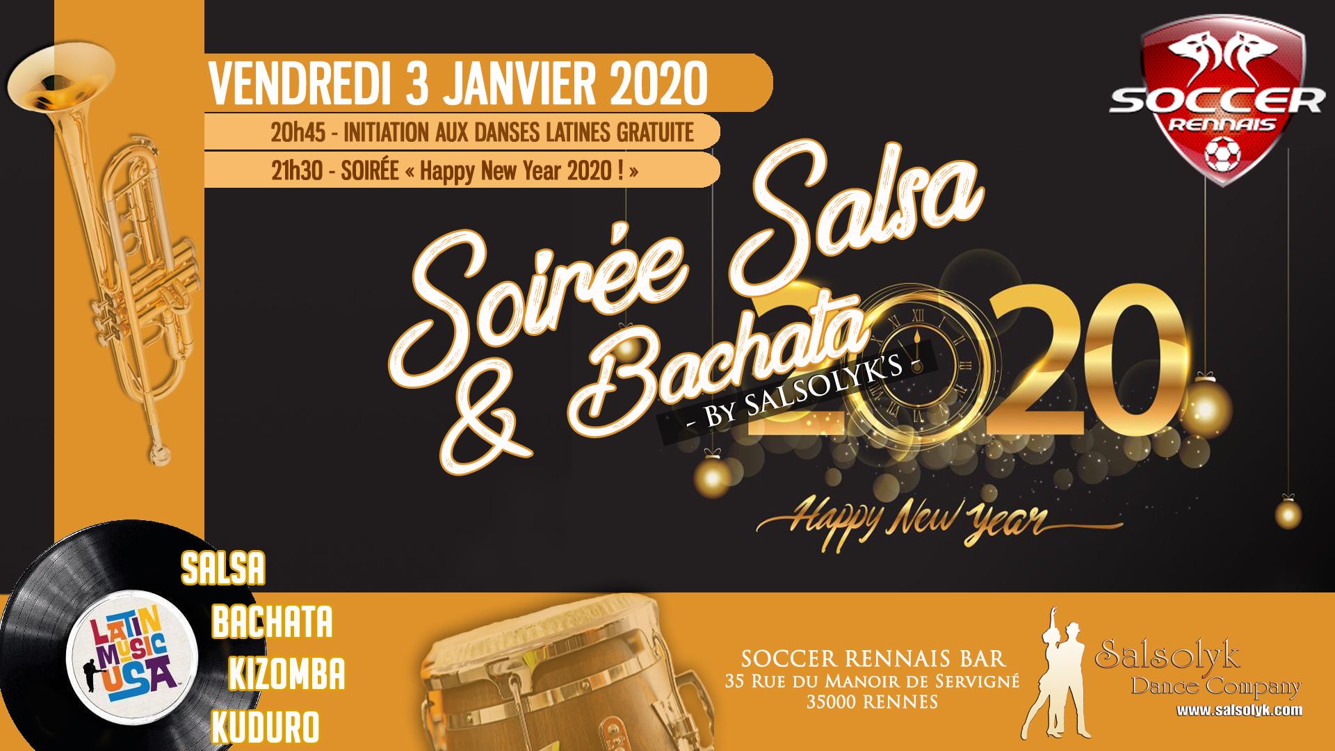Soirée Salsa & Bachata "Happy New Year 2020"