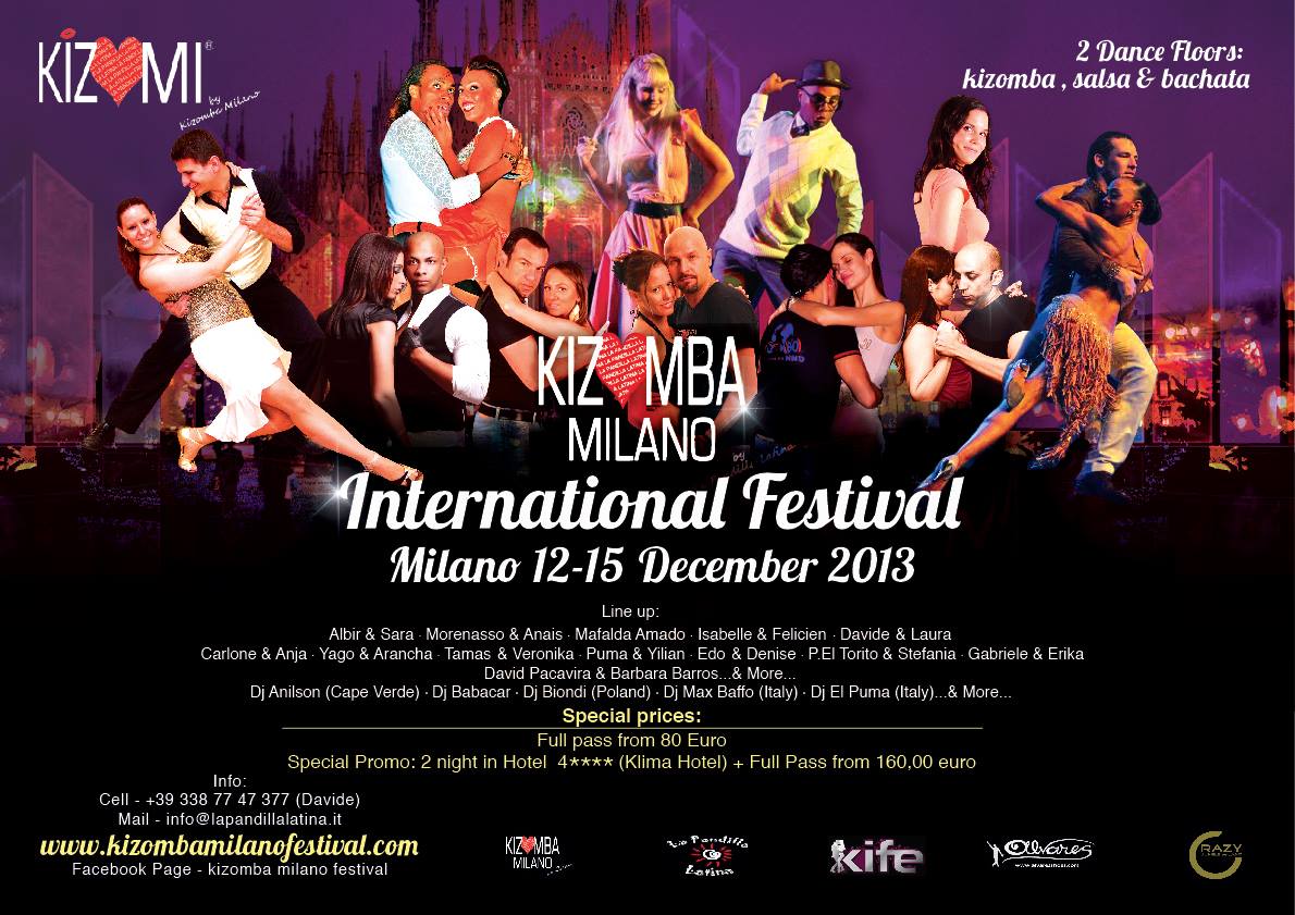INTERNATIONAL KIZOMBA MILANO FESTIVAL 12-15