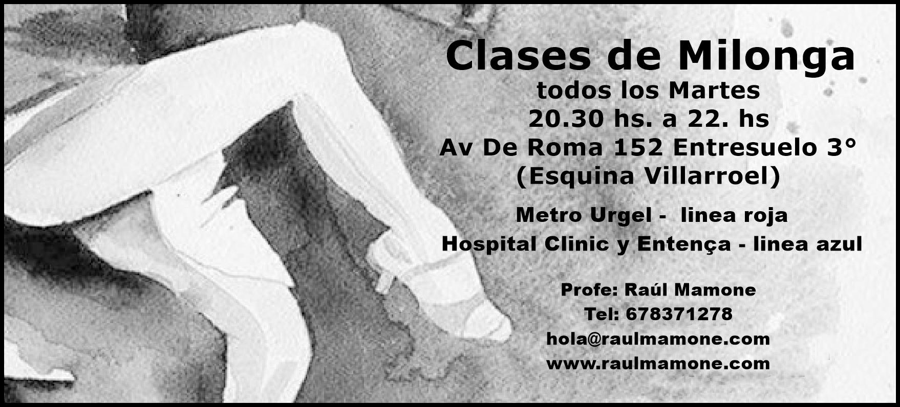 Clases De Milonga Martes 20.30 Hs.