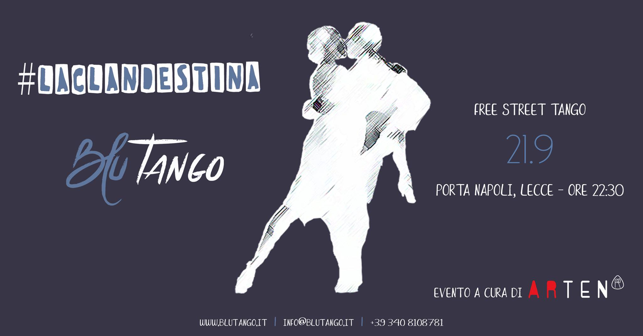 La Clandestina Blutango - Free Street Tango a Lecce