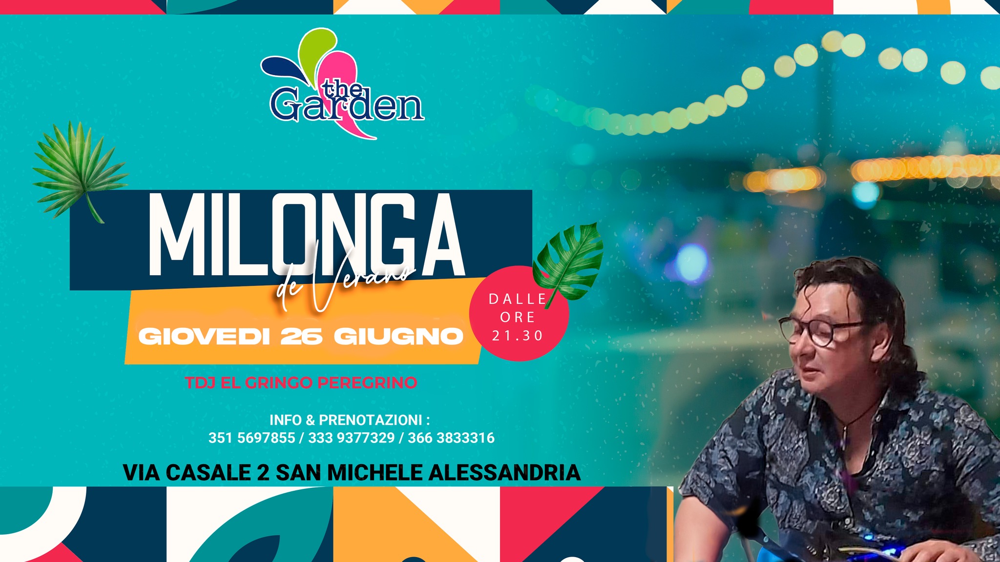Giovedi 26 Giugno " Milonga de Verano "