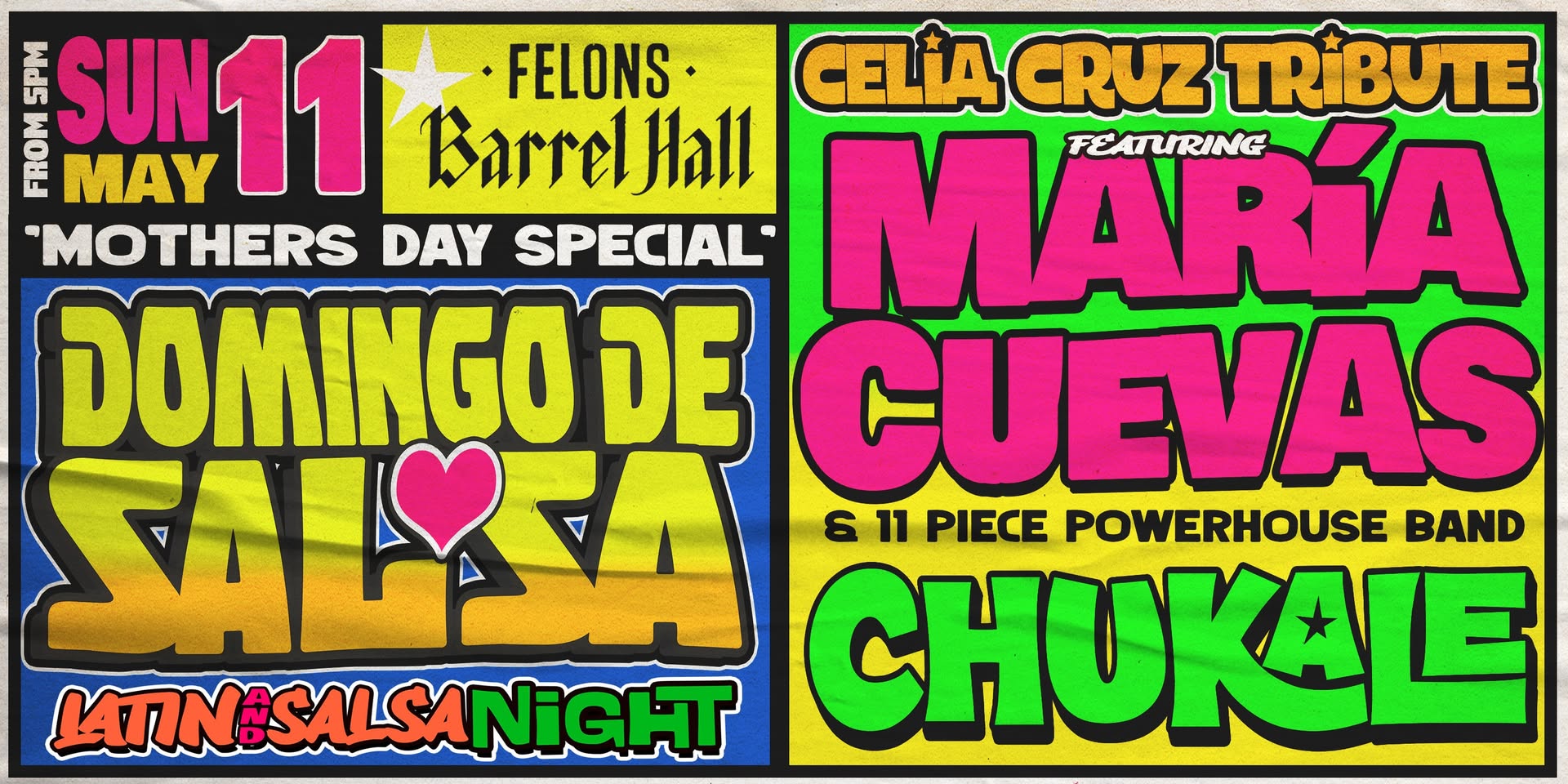 DOMINGO DE SALSA - Celia Cruz Tribute - Mother’s Day Edition.