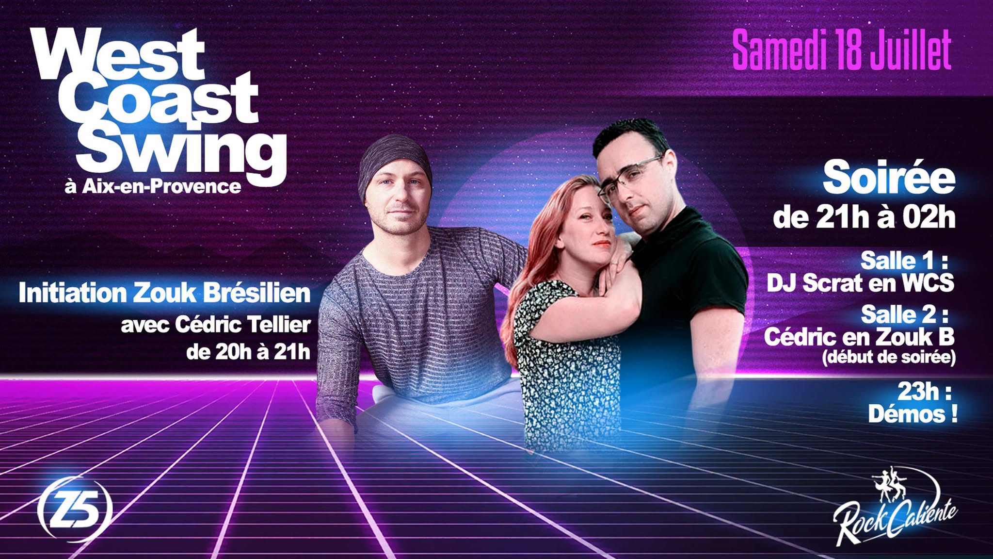 Soirรฉe 100% West Coast Swing au Z5