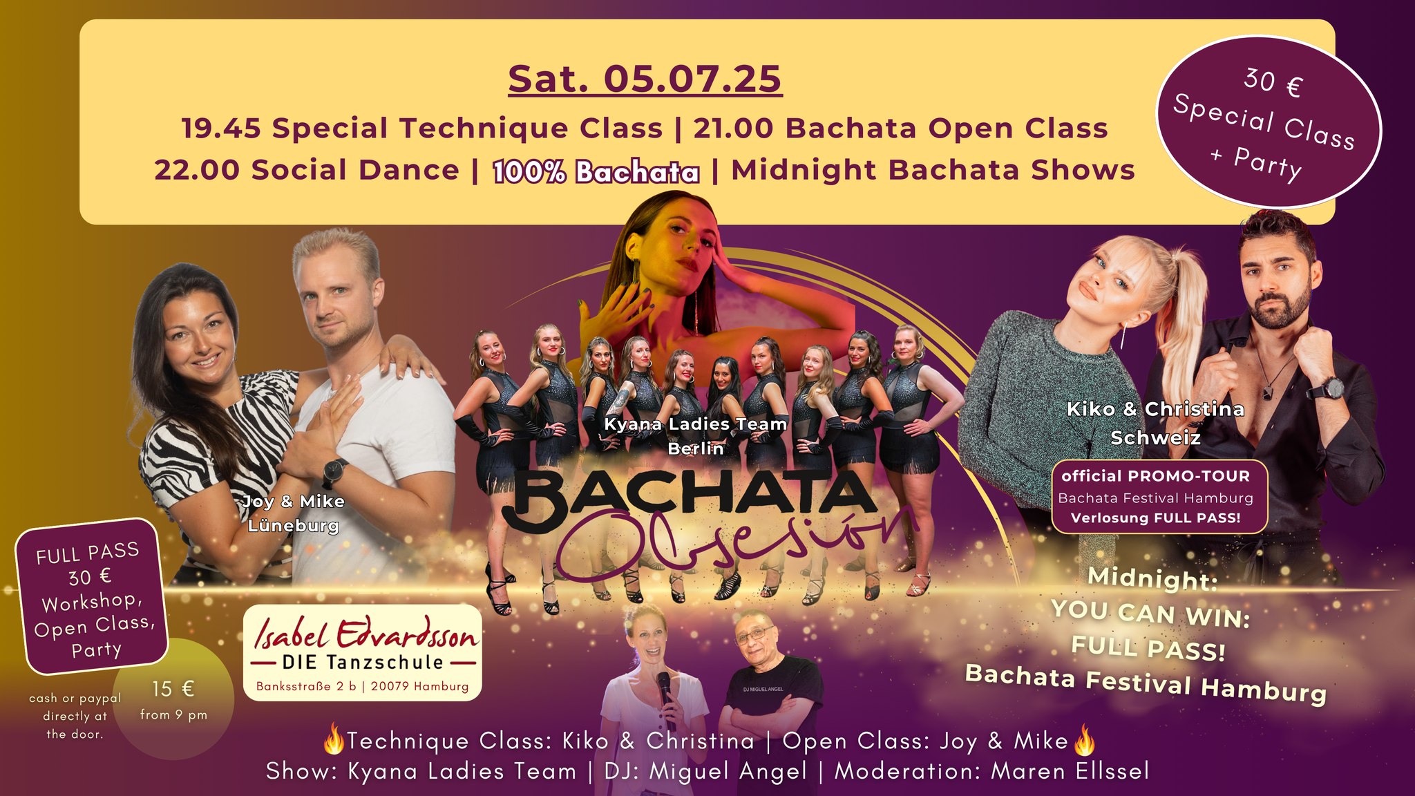 Bachata Obsesión Social Dance Event