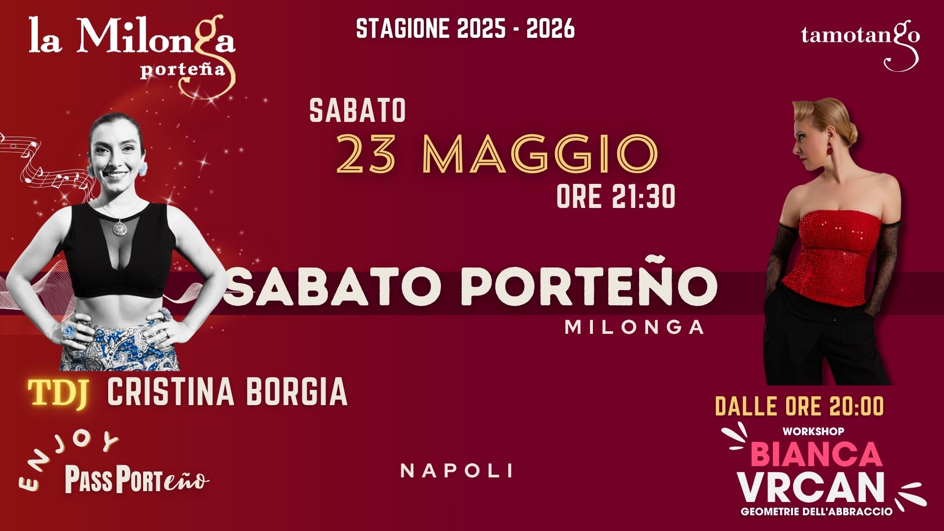 Sabato Porteรฑo - TDJ Cristina Borgia