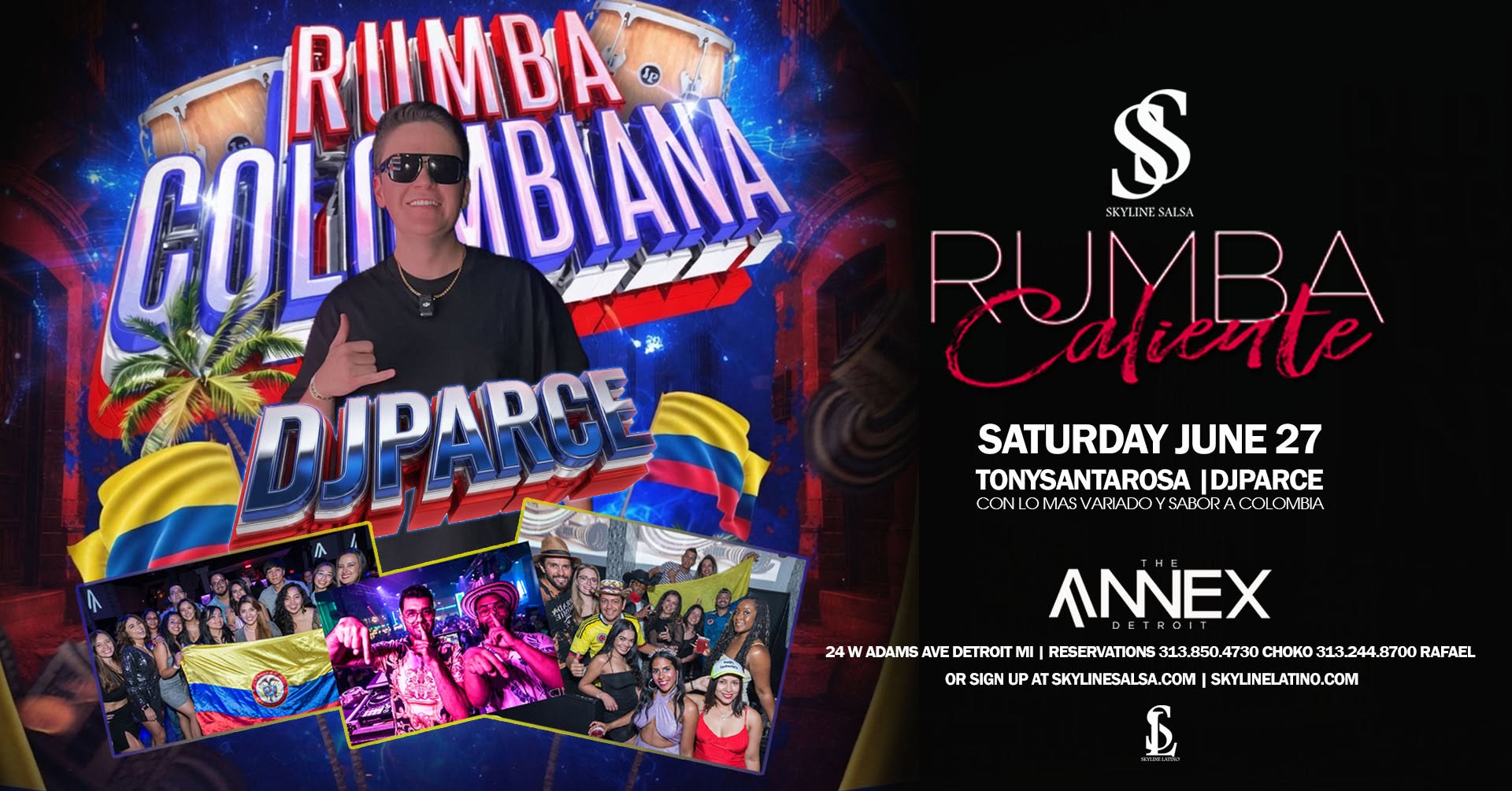 Rumba Caliente Latin Saturday's Colombiana Edtion June 27th