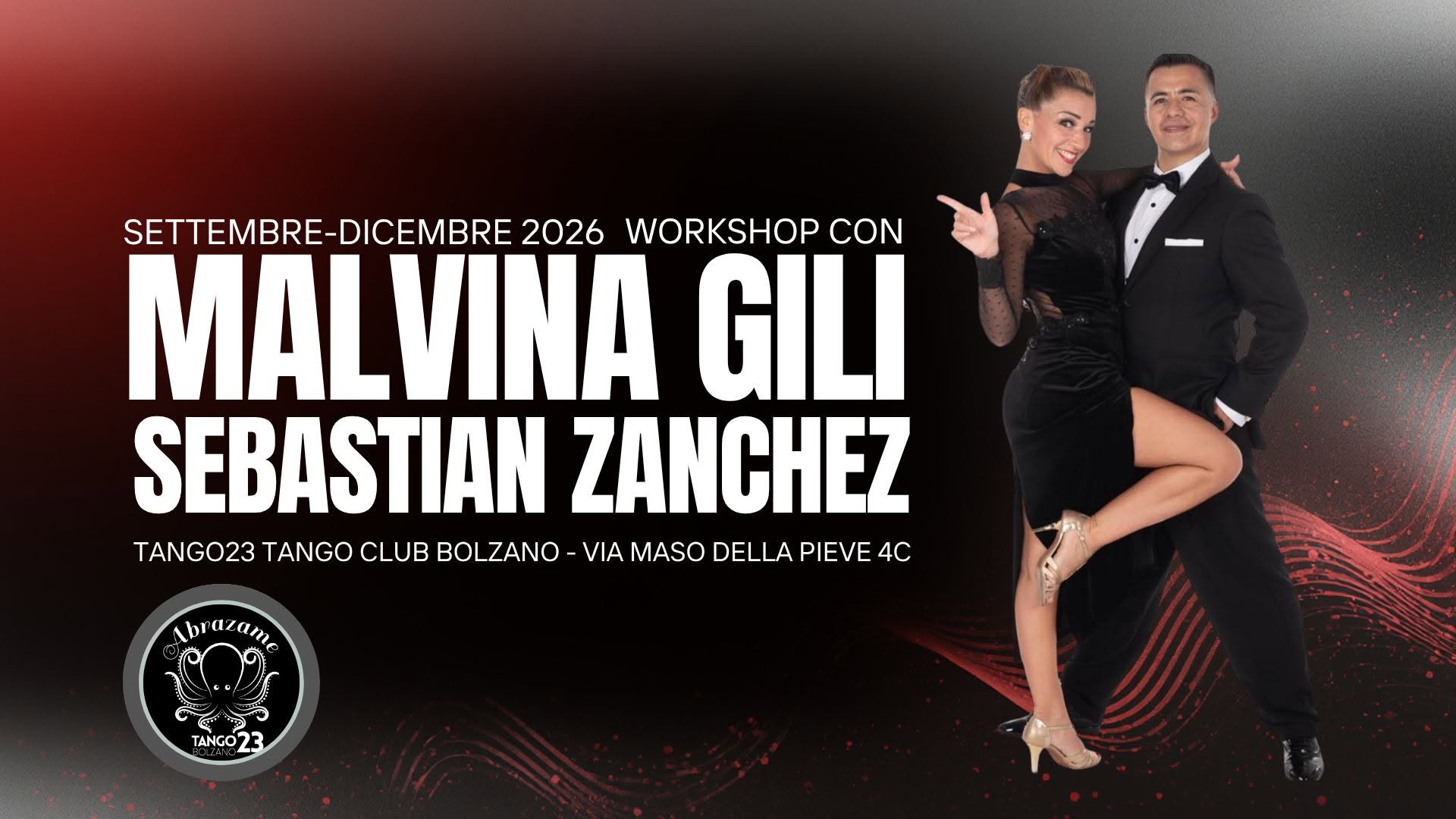 Corso di Tango con Malvina Gili e Sebastian Zanchez