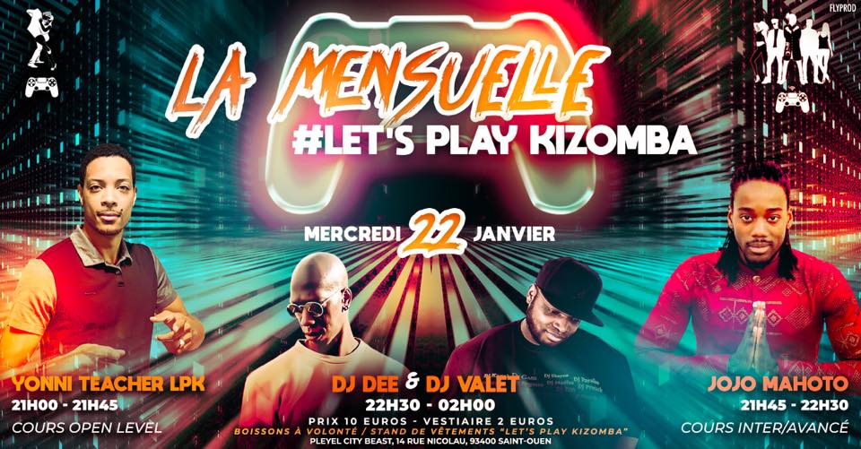 La mensuelle letsplaykizomba
