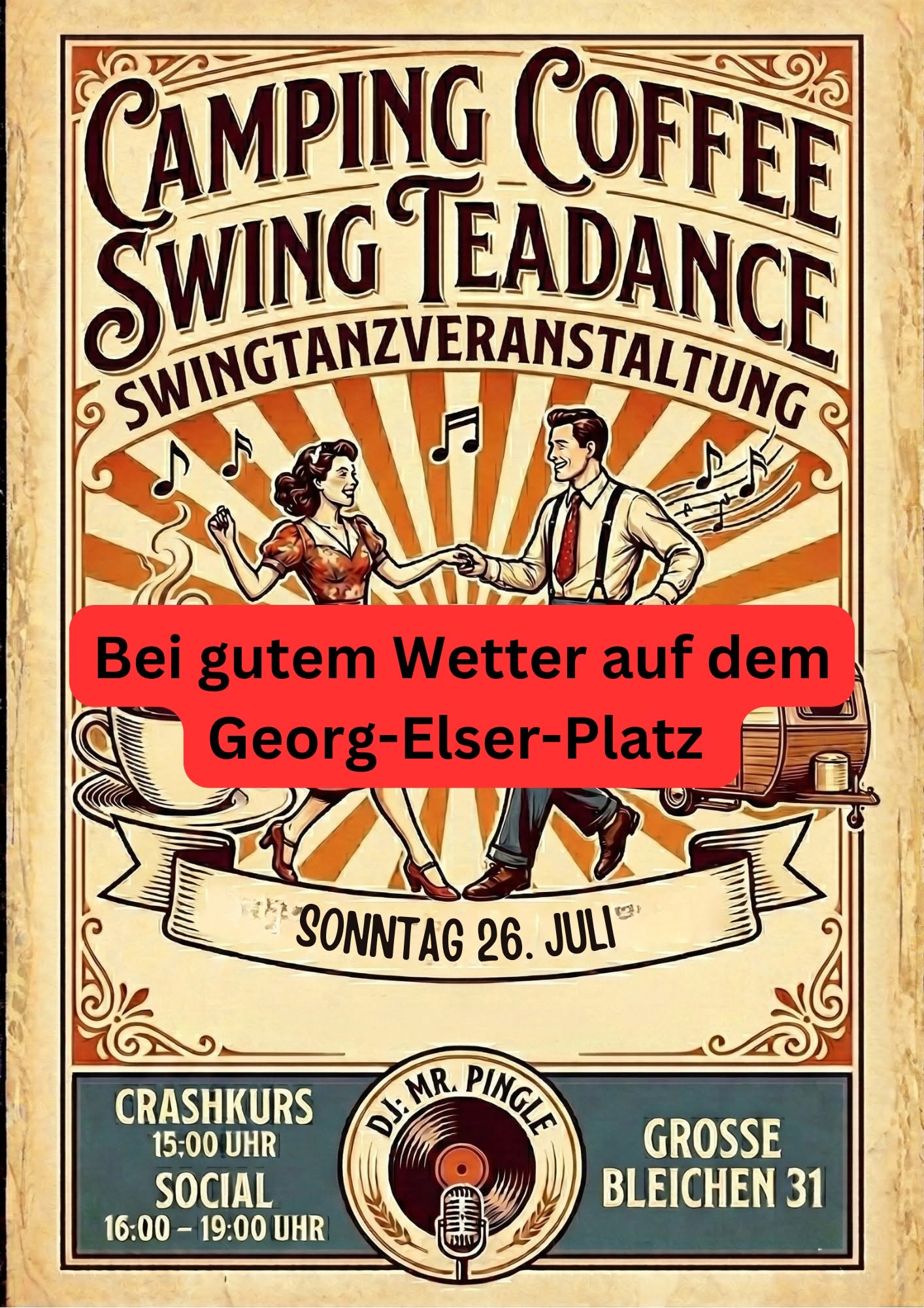 Camping Coffee Swing Teadance