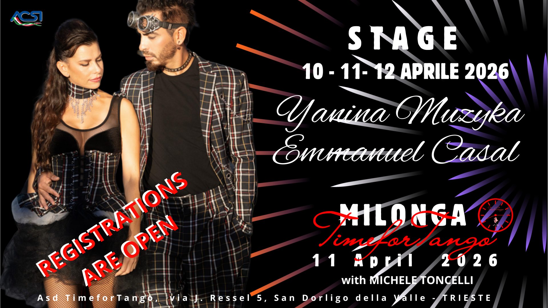 Stage e Milonga con Yanina & Emmanuel
