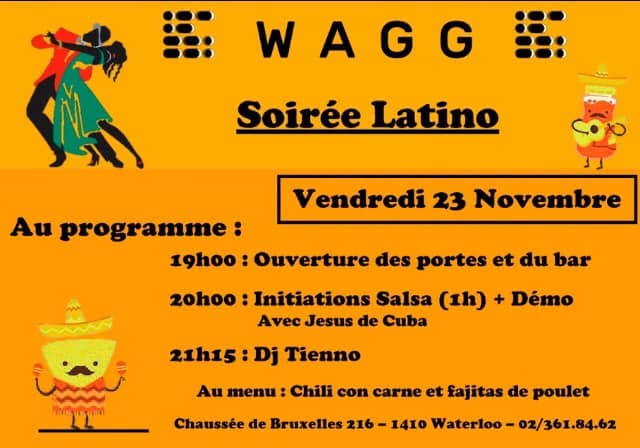 Soirée latino au WAGG!