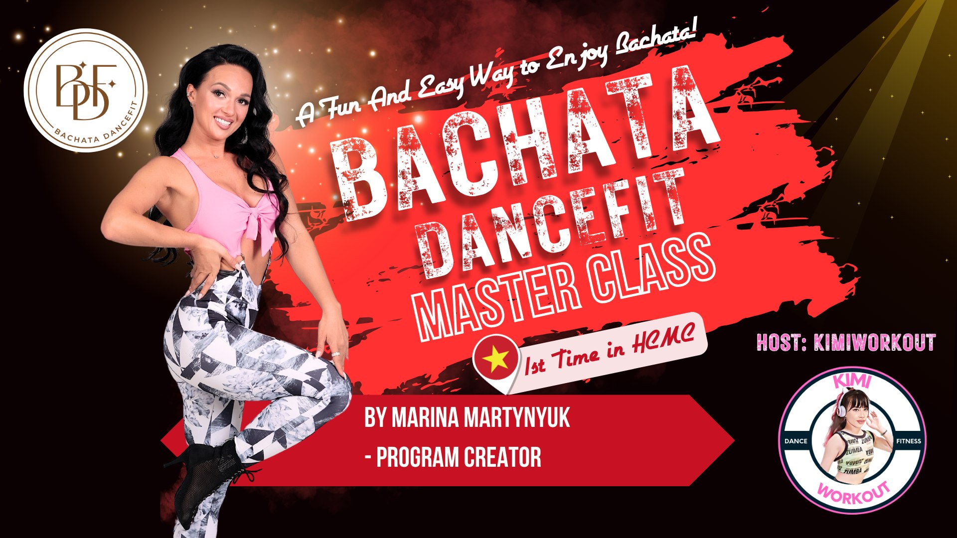 Bachata DanceFit Master Class HCMC by MARINA MARTYNYUK
