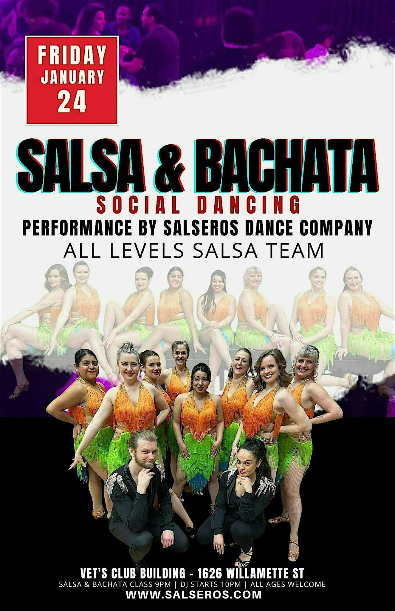 Salsa and Bachata Social Dancing & Drop-in Class
