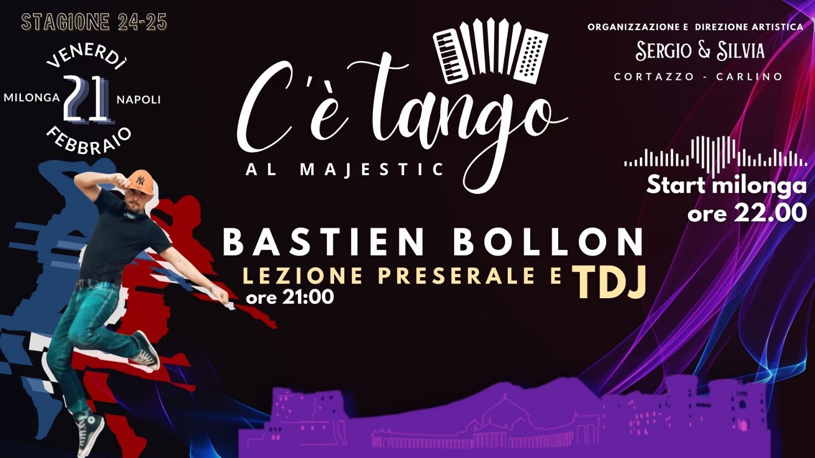 C’è Tango al majestic Venerdì 21 Febbraio 2025