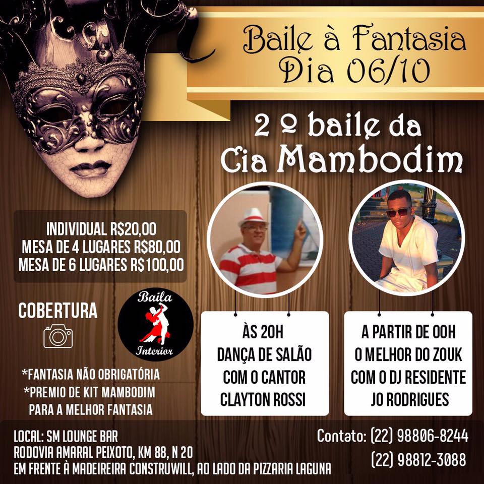 BAILE A FANTASIA - 2º Baile Mambodim
