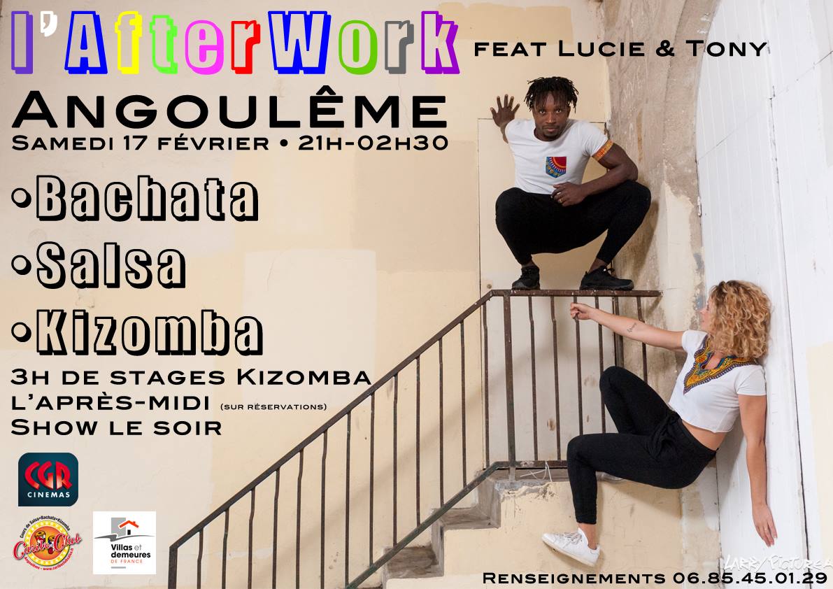 L'AfterWork Bachata Salsa Kizomba Angoulême feat Lucie & Tony