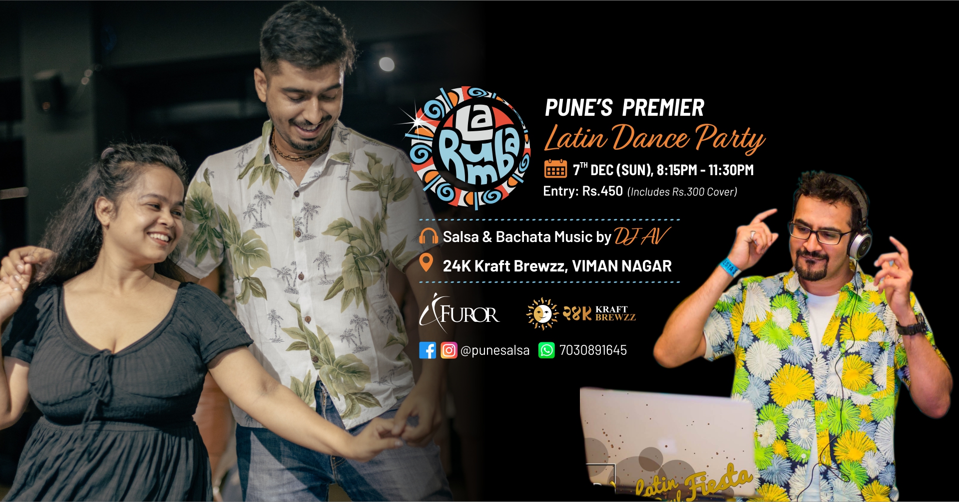 La Rumba in Viman Nagar - Salsa & Bachata Party - 7th Dec 2025