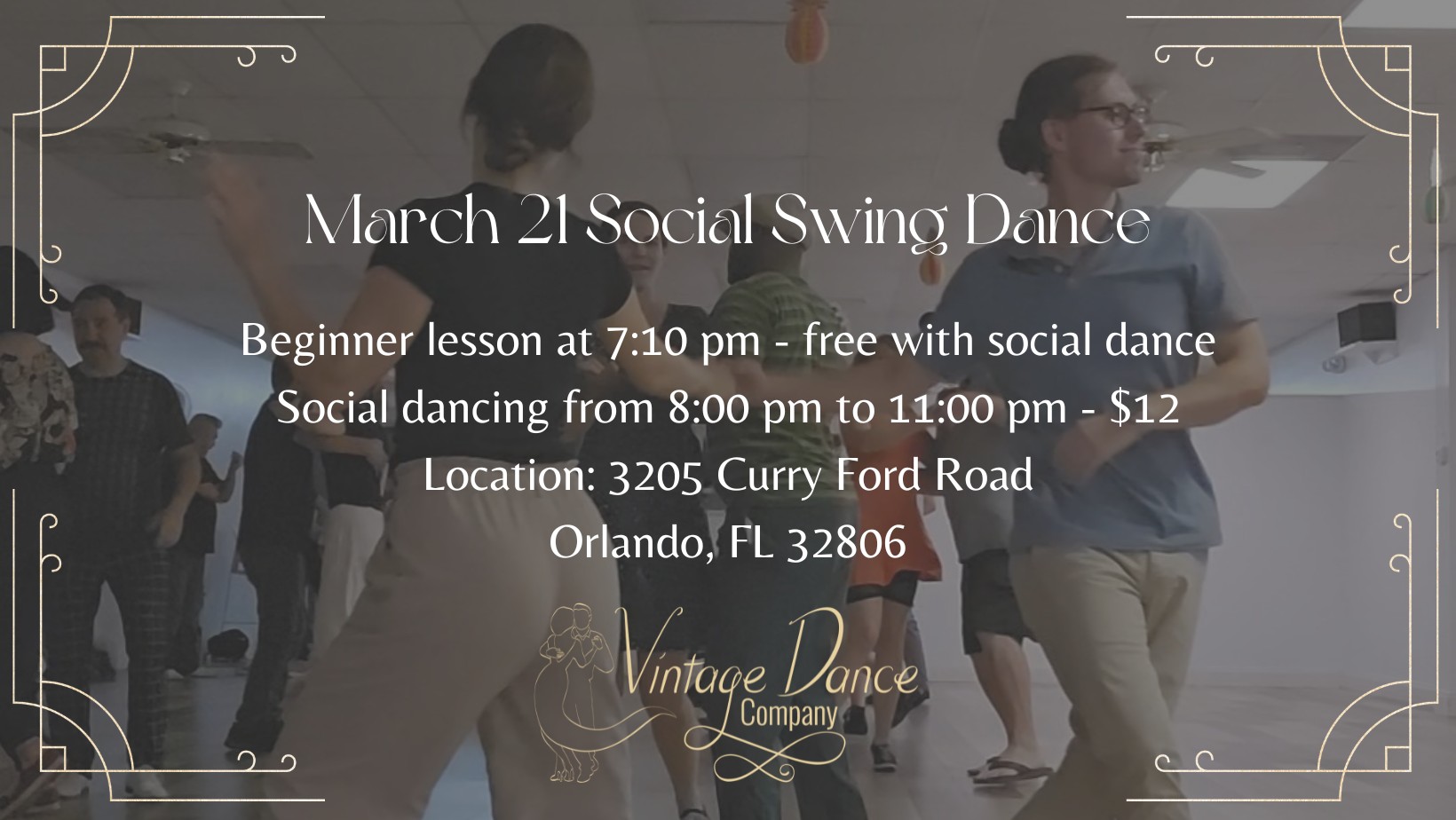 March 21 Social Swing Dance