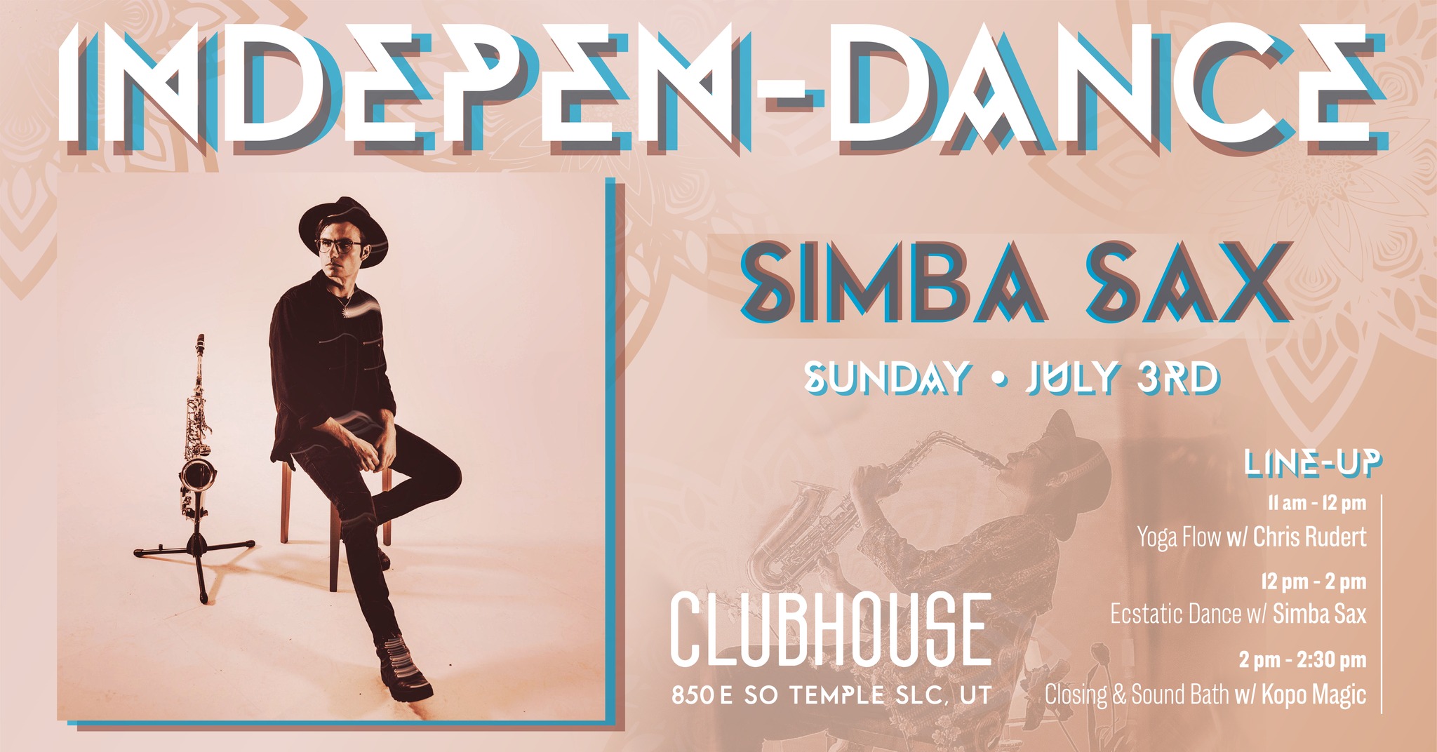 Clubhouse Ecstatic Dance featuring SIMBA SAX