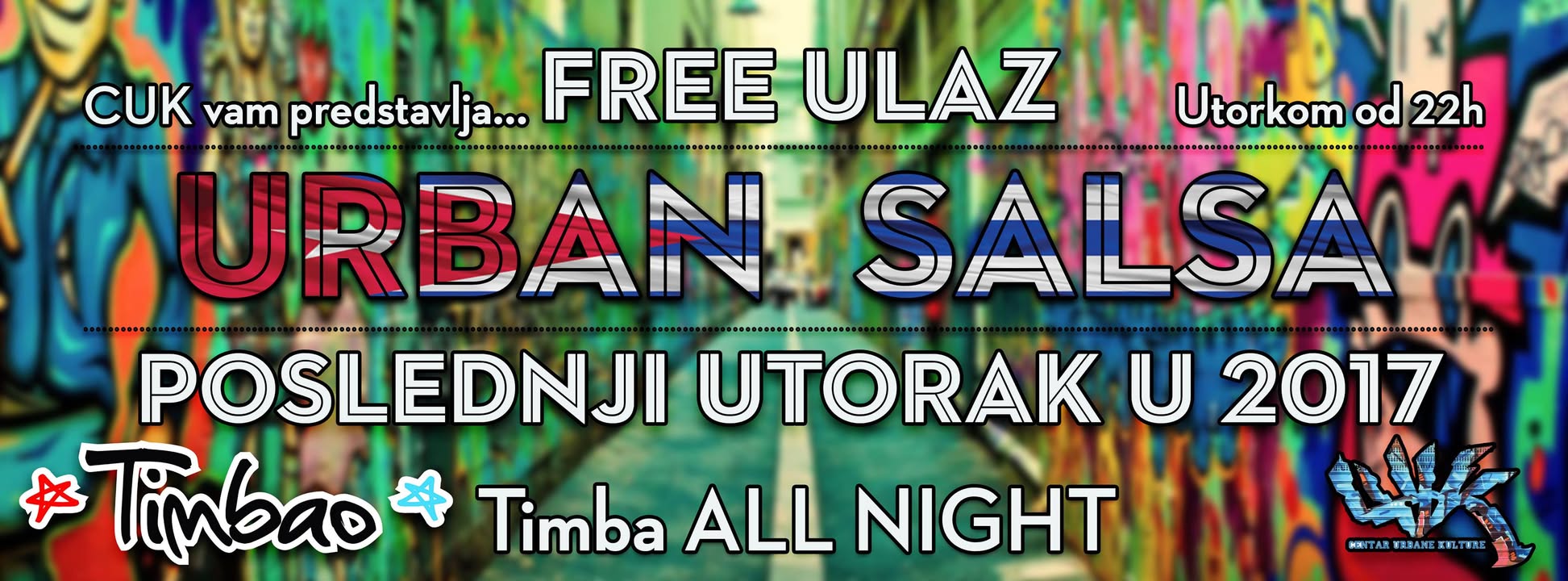 URBAN Salsa Party Utorak Imago CUK TIMBA ALL NIGHT LONG