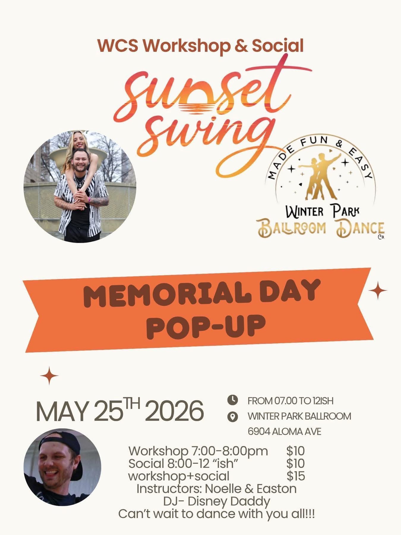 New West Coast Memorial Day Pop-Up with Easton & Noelle