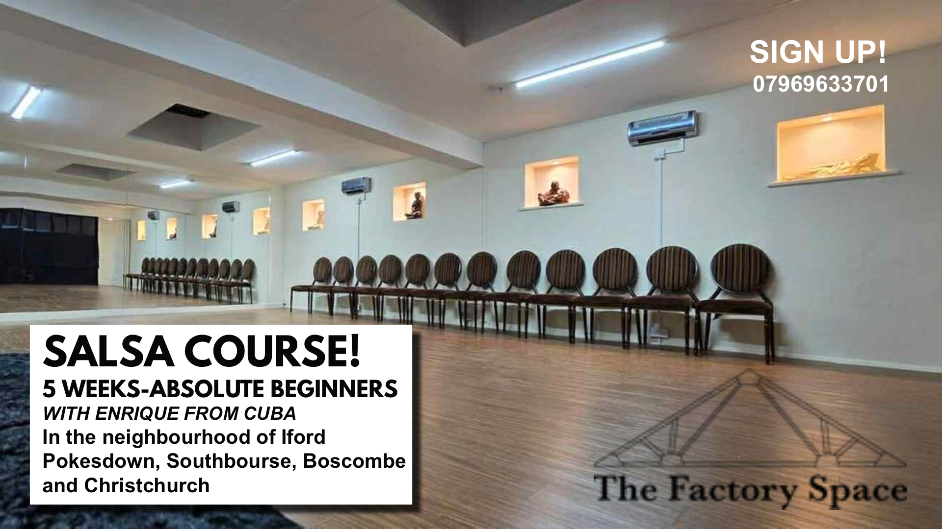 NEW! Salsa Course (Absolute Beginners-5 Weeks) With Enrique from Cuba