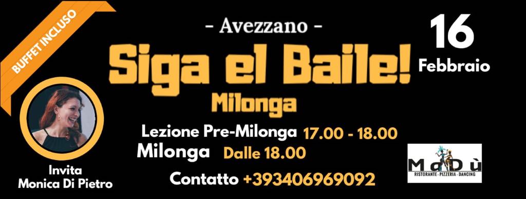 Siga El Baile! Milonga