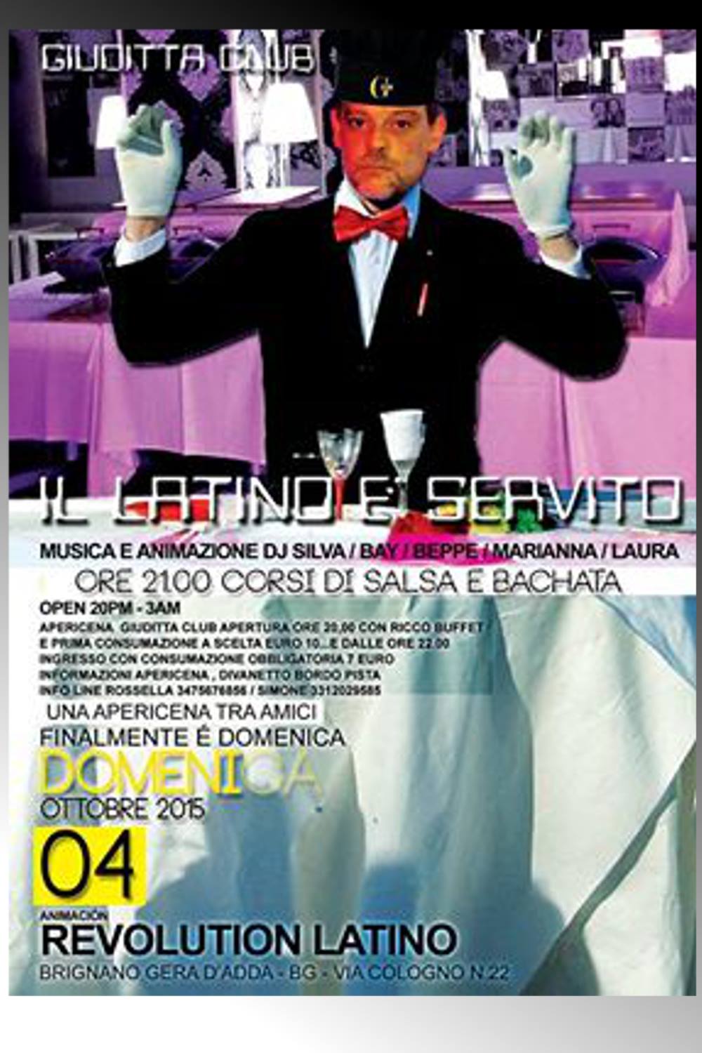 IL LATINO E' SERVITO