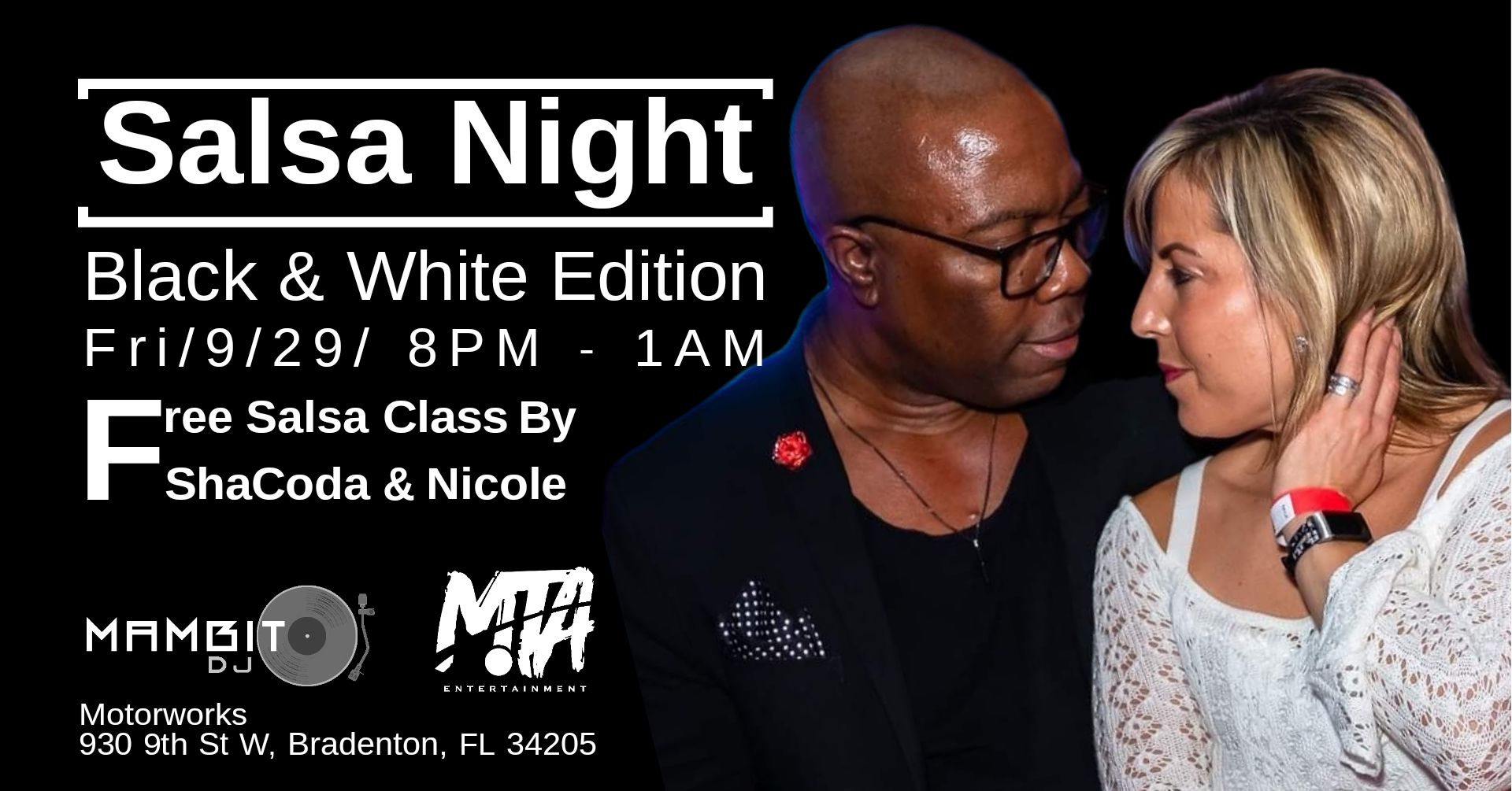 Salsa Night Black & White Edition @Motorworks