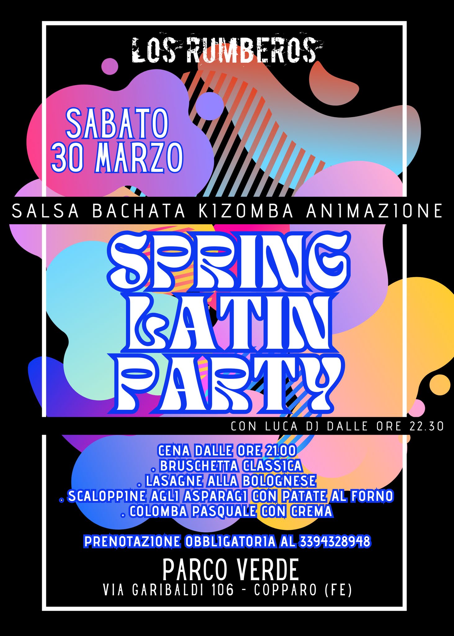 Spring Latin Party!! Salsa, Bachata, Kizomba ed Animazione!