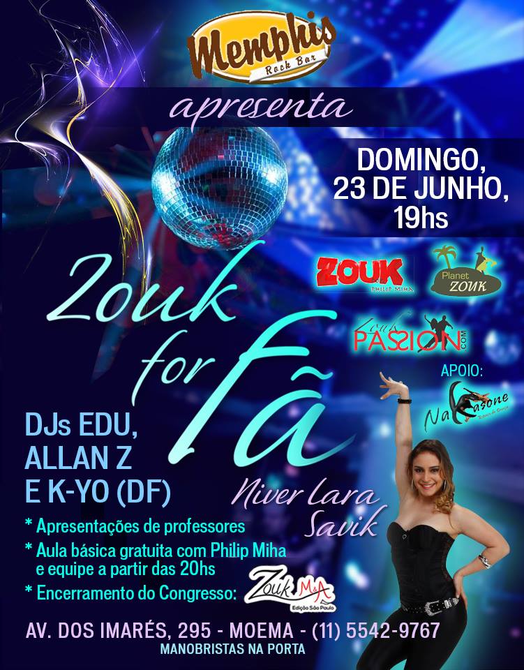 ZOUK FOR FÃ NO MEMPHIS EM MOEMA