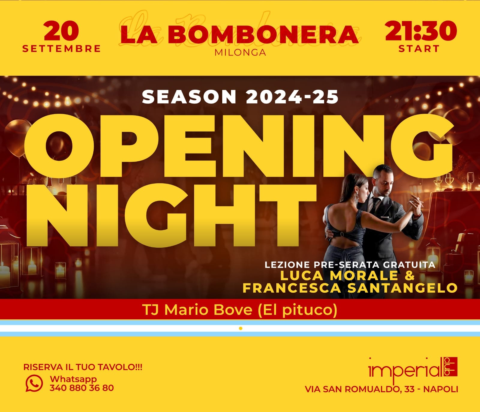 Inaugurazione "La Bombonera Milonga"