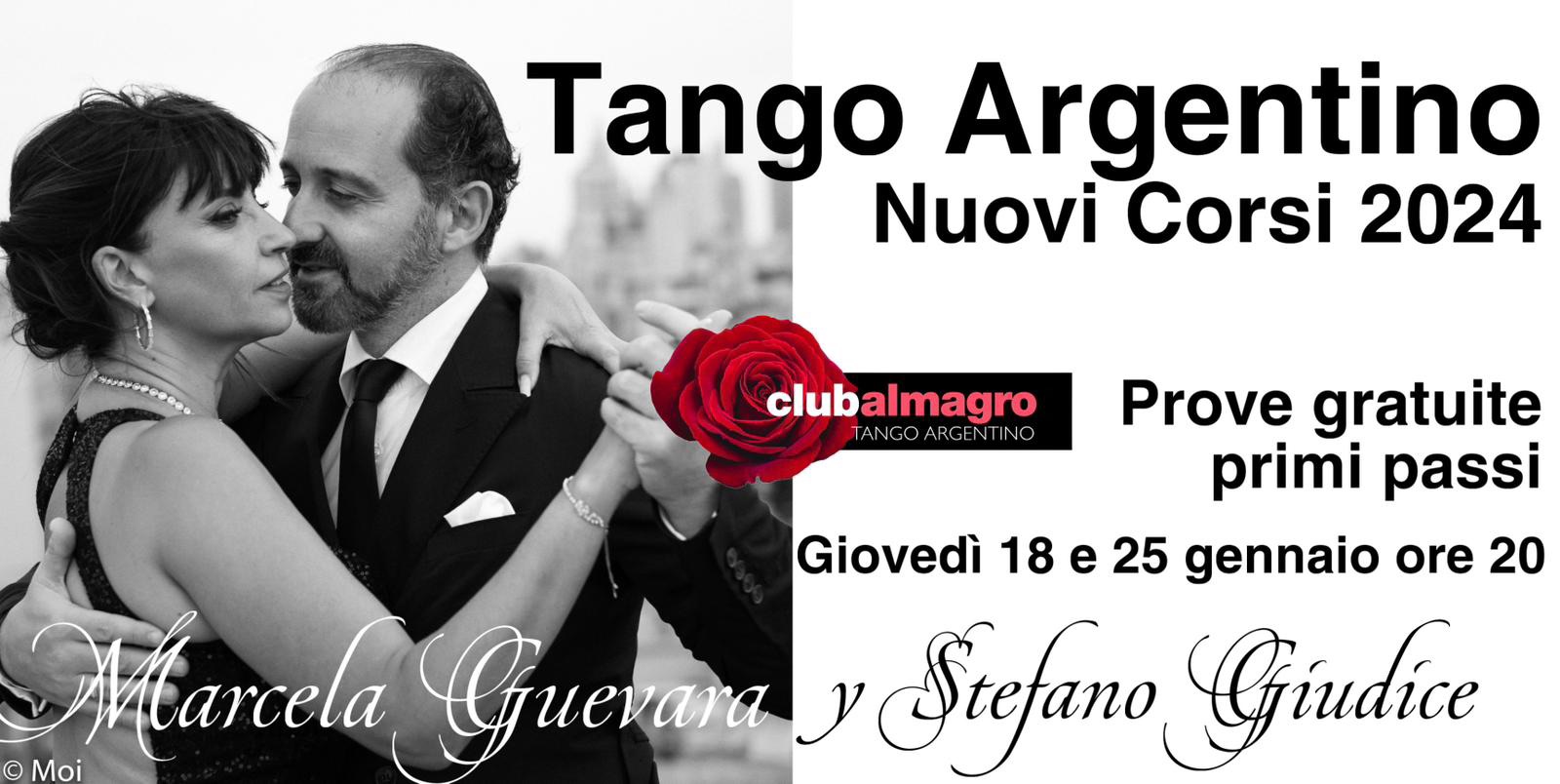Lezione di avvicinamento gratuito al Tango Argentino al Club Almagro