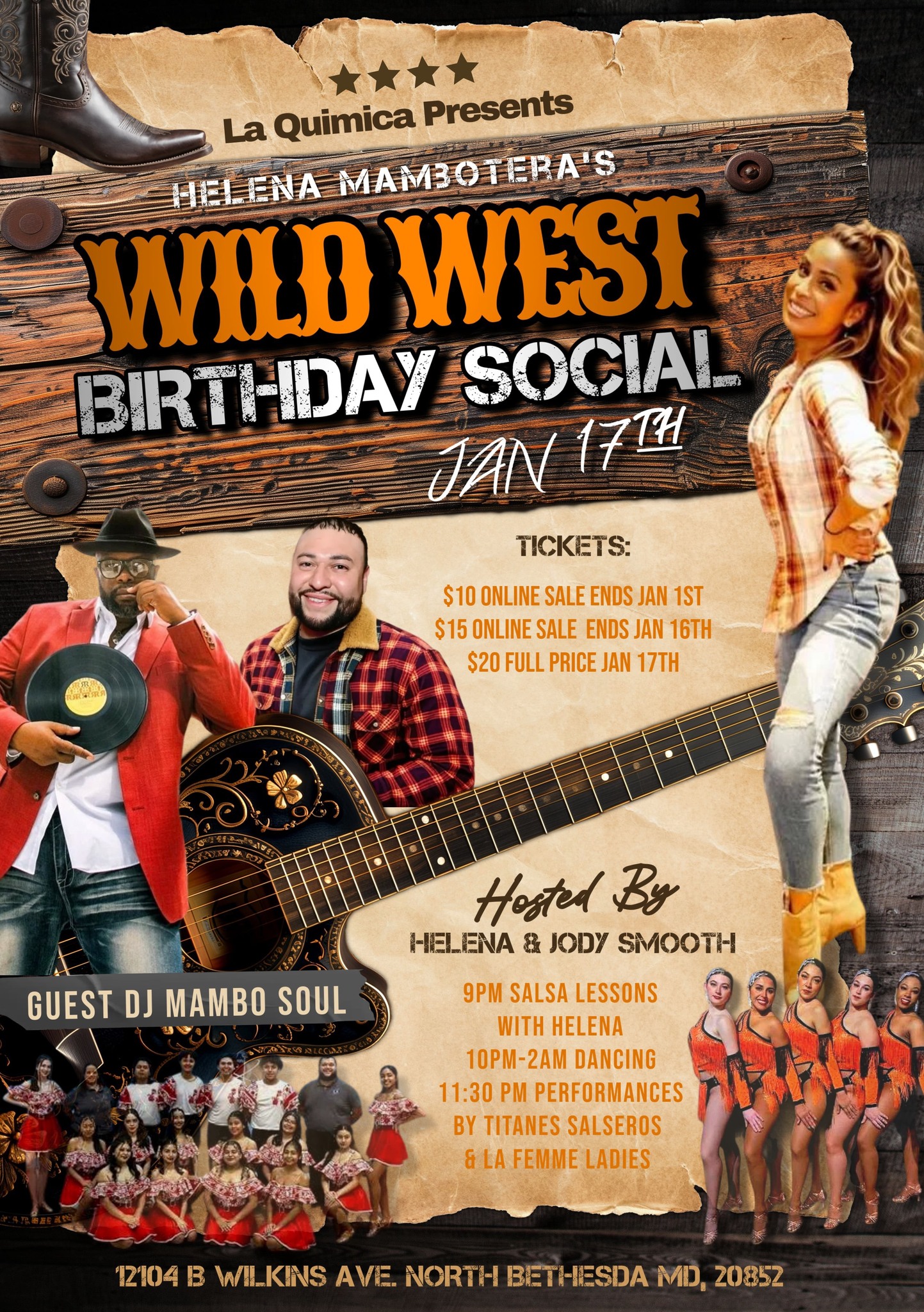 LA Quimica “Wild West Birthday Social” for Helena Mambotera