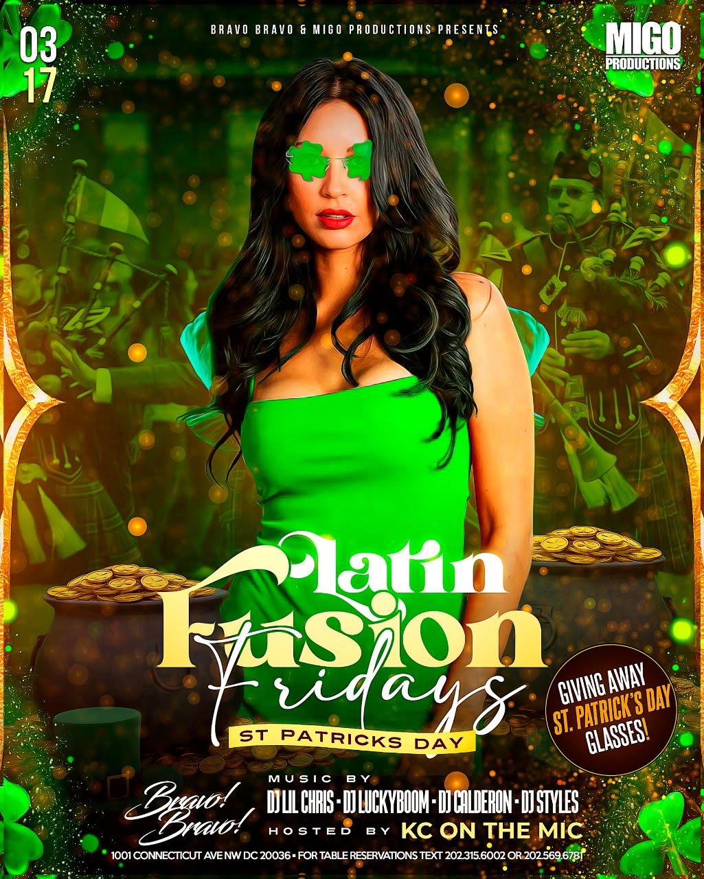 LATIN FUSION ST PATRICKS DAY EDITION