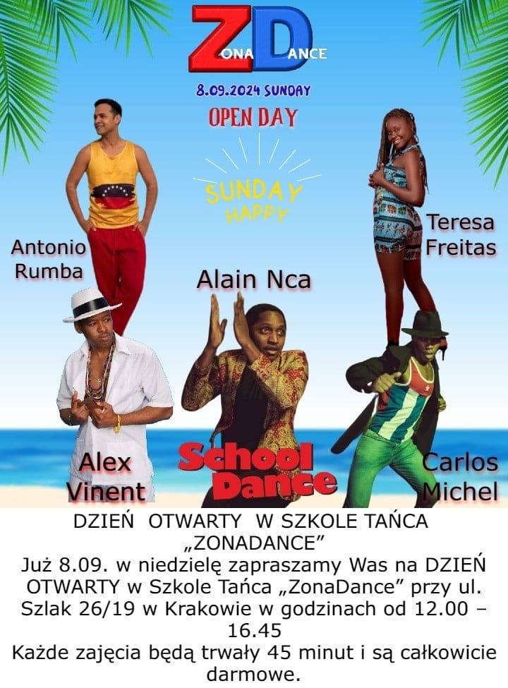 DZIEŃ OTWARTY W SZKOLE TAŃCA „ZONADANCE”