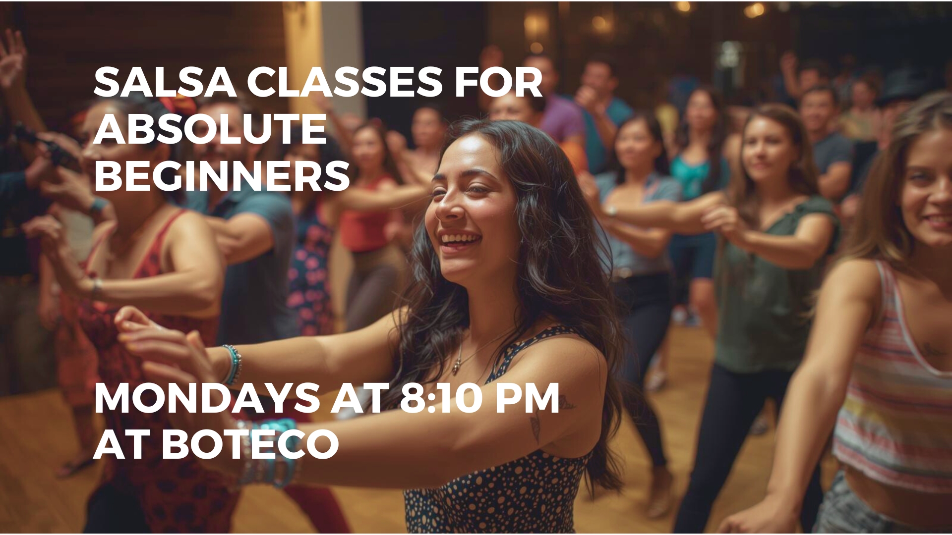SALSA Dance Classes for Absolute Beginners Mondays at 8.10pm at Boteco Glasgow