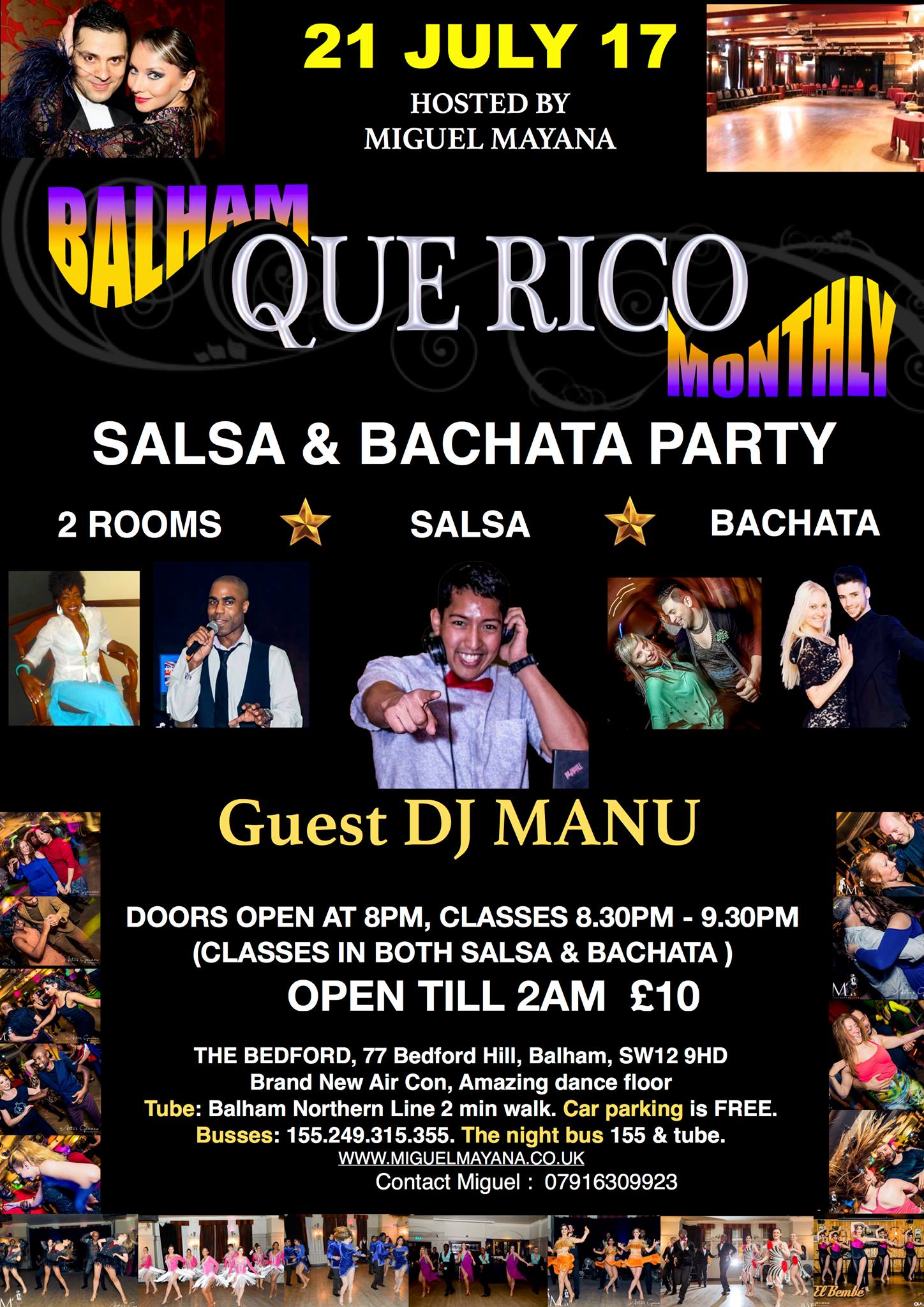 Friday 21st July - Que Rico Salsa & Bachata Party