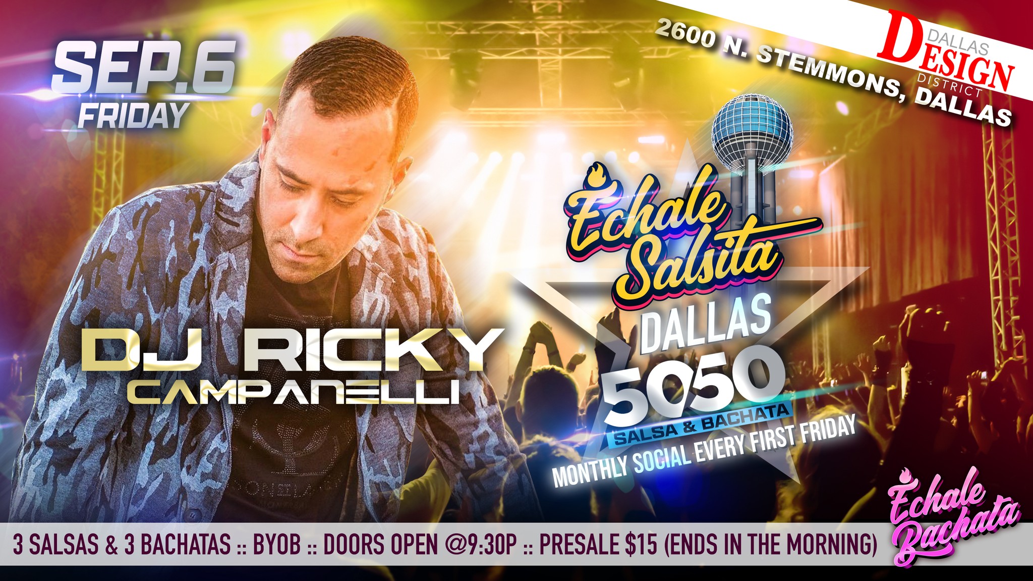 Echale Salsita Dallas ft. DJ Ricky Campanelli