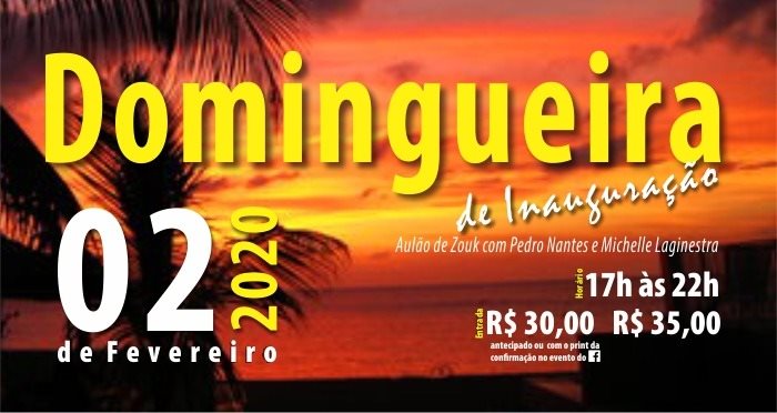 Domingueira de Inauguração