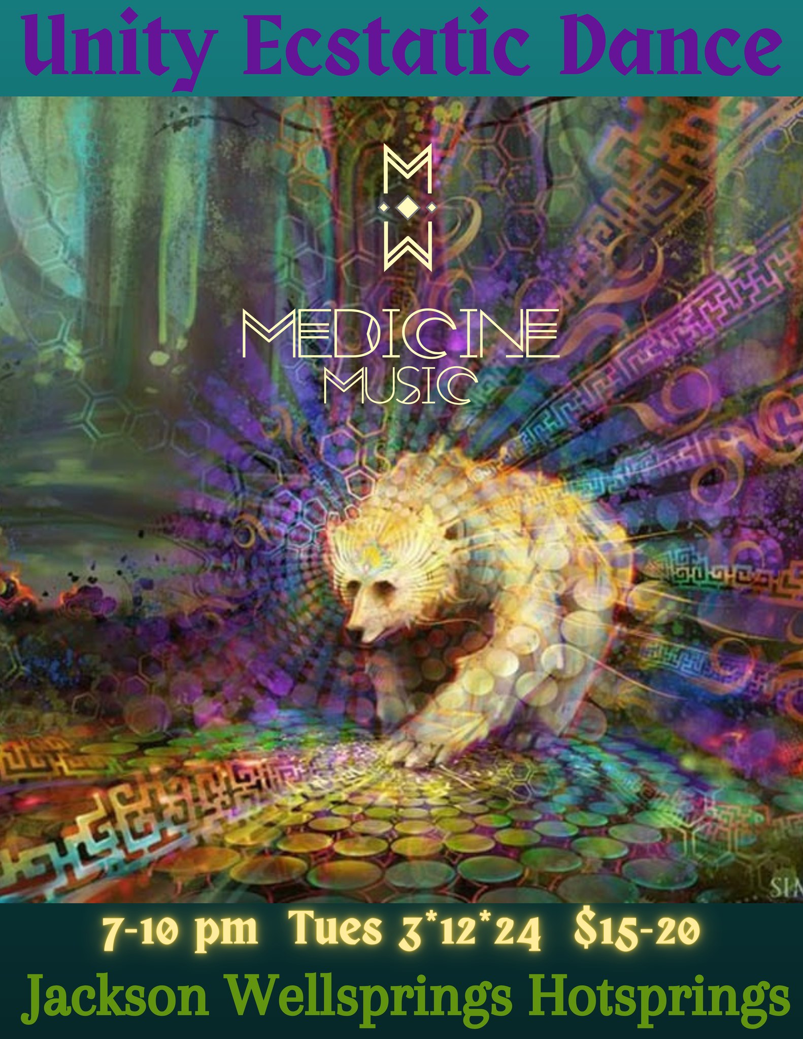 Unity Ecstatic Dance Ashland ~ DJ MEDICINE MUSIC